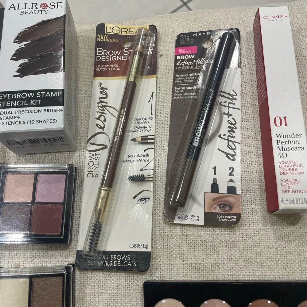 Neutral Bundle/Lot: Insta-lash Clarins Revlon Maybelline Wet n Wild..more NEW